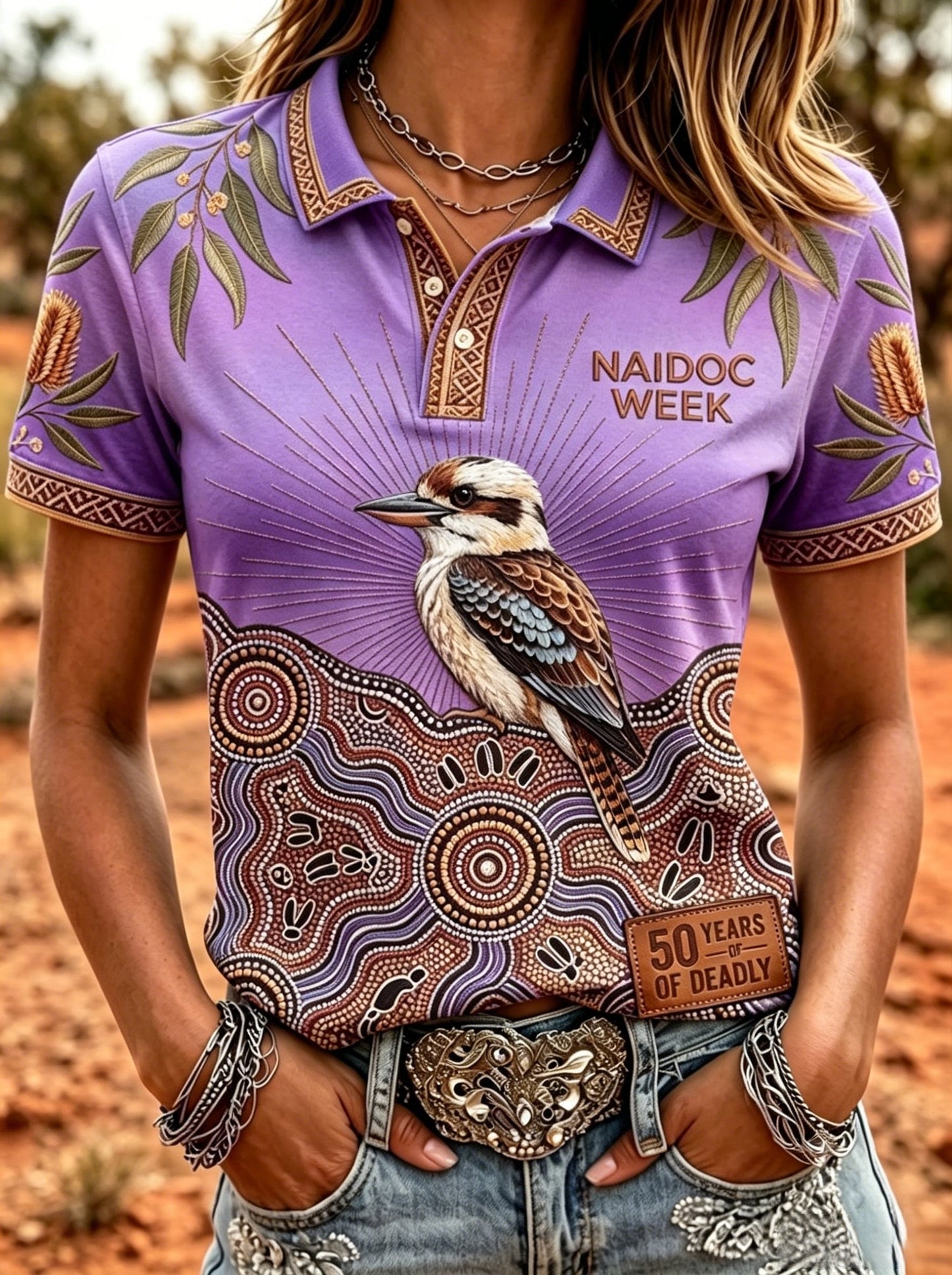 Women's Naidoc Week Art Print Short-Sleeve T-Shirts