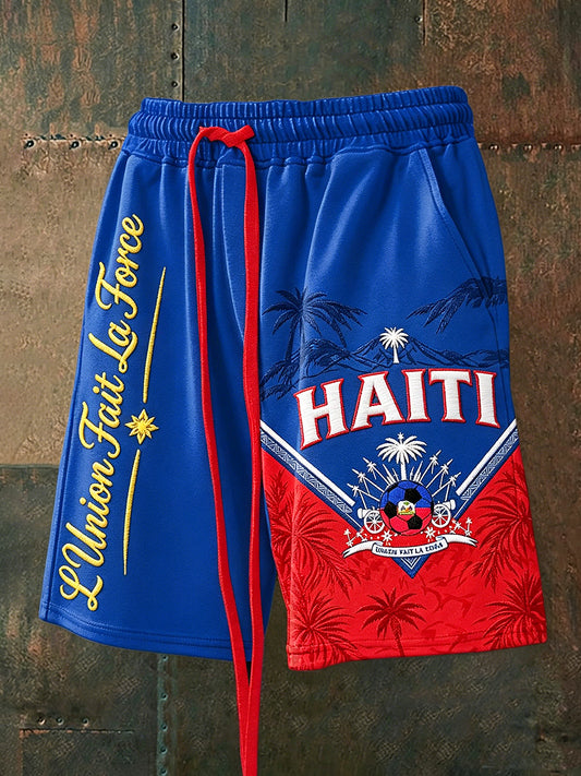 Men's Haitian football Drawstring Shorts