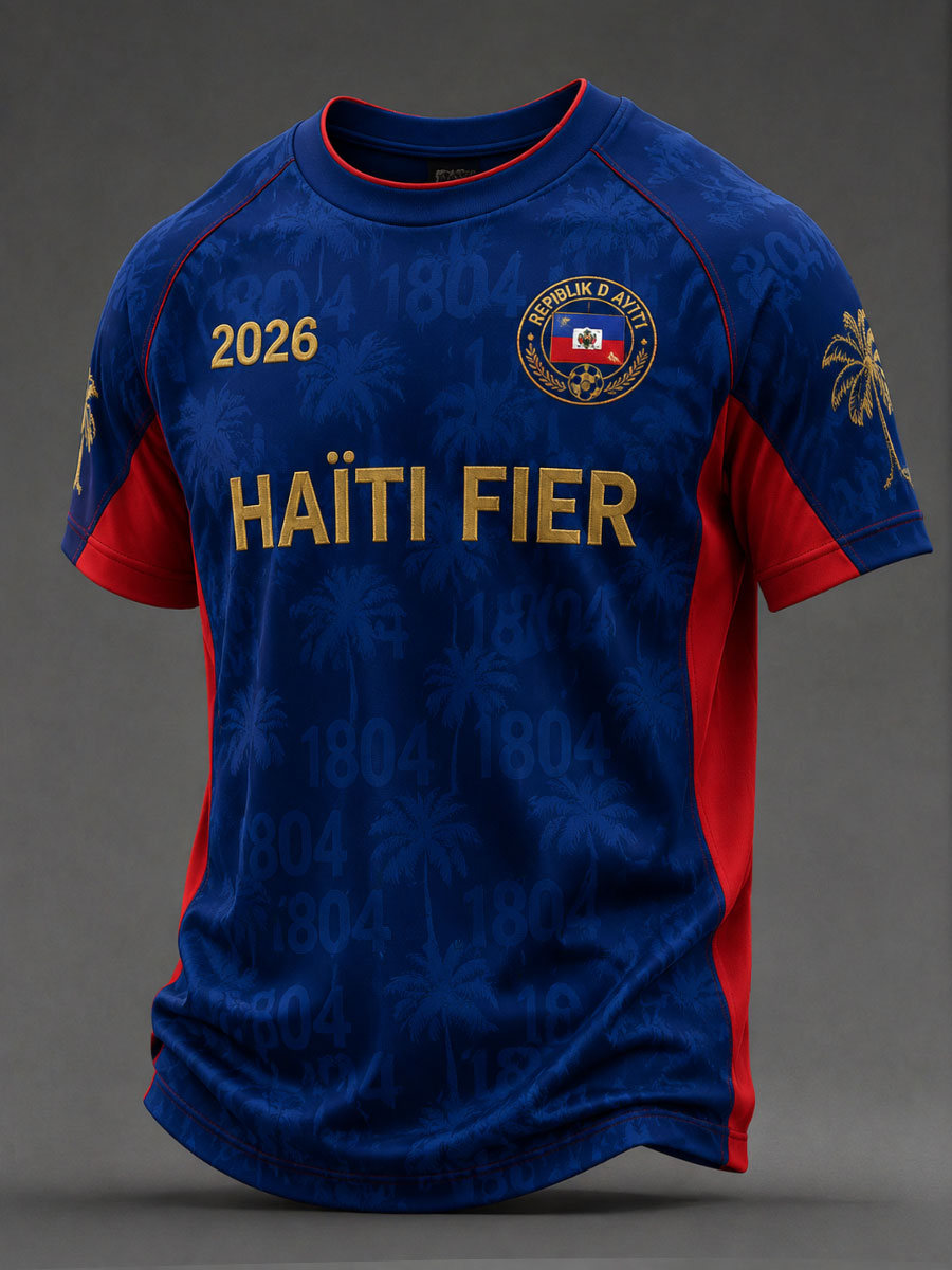 Men's Haiti Football T-Shirts
