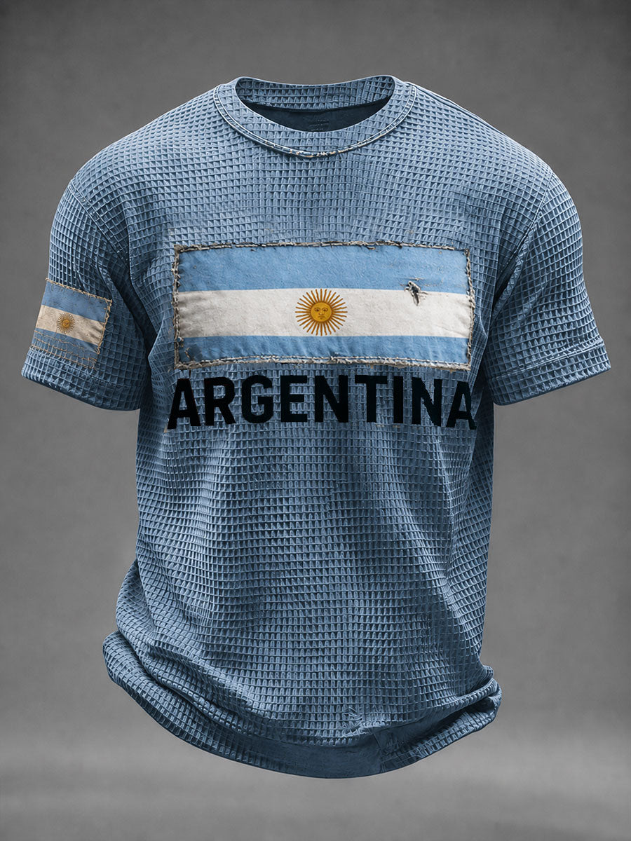 Men's Argentina Waffle Short Sleeves T-shirt