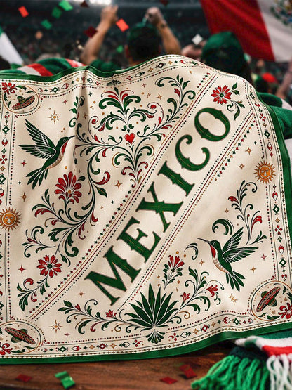 Unisex Mexico Football Lover Art Printed Bandana