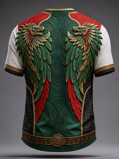 Men's Mexico Pride Art Printed T-shirt