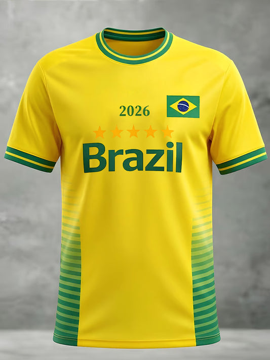 Men's Gift For Football Fans Print Casual Tee