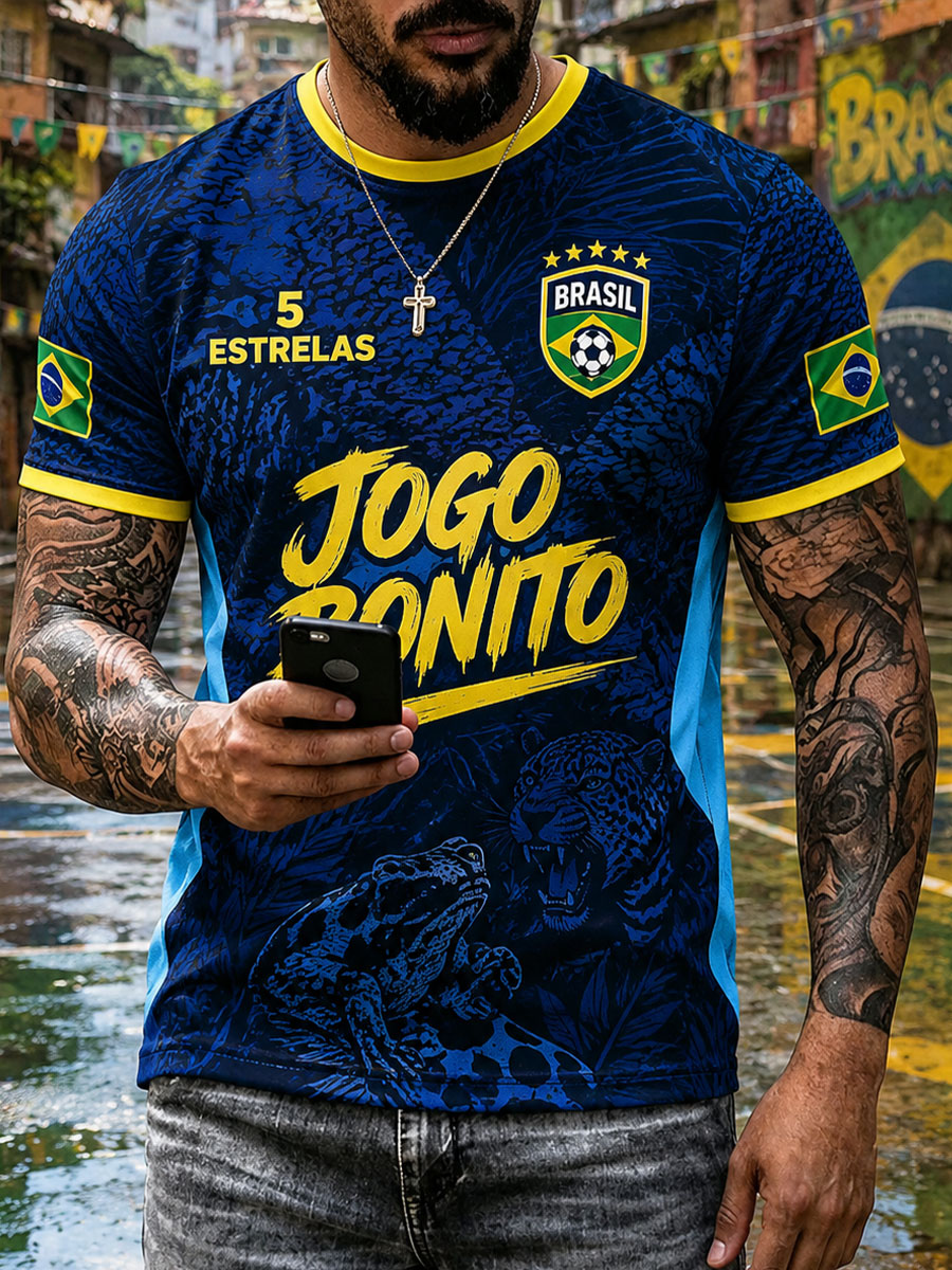 Men's Brazil Soccer T-Shirts