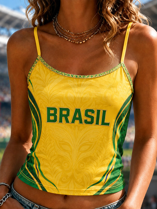 Women's Gift For Football Fans Print Casual Camisole