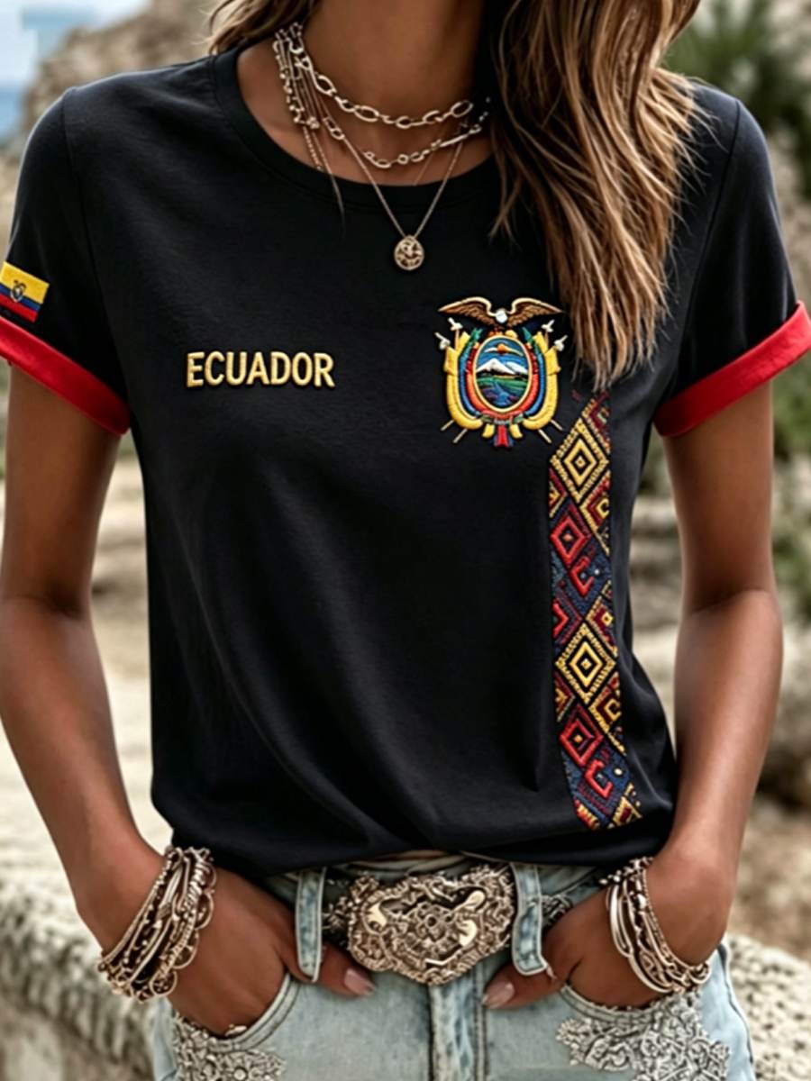 Women's short-sleeved T-shirt