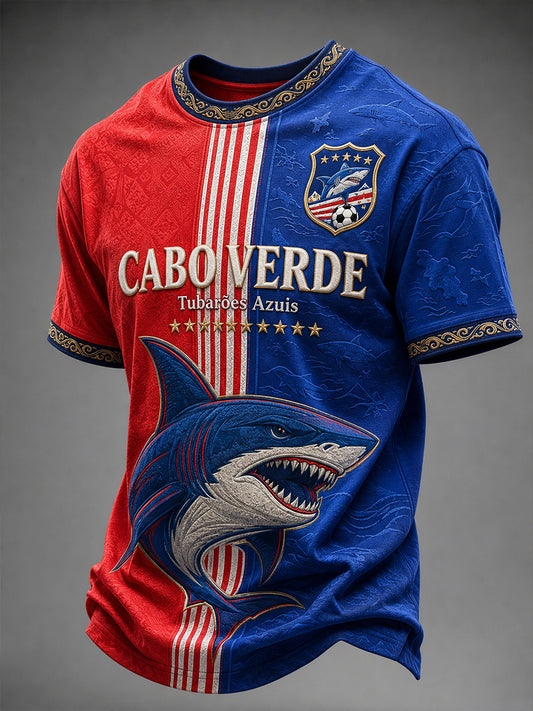 Men's Cape Verde Football Short Sleeve T-Shirt