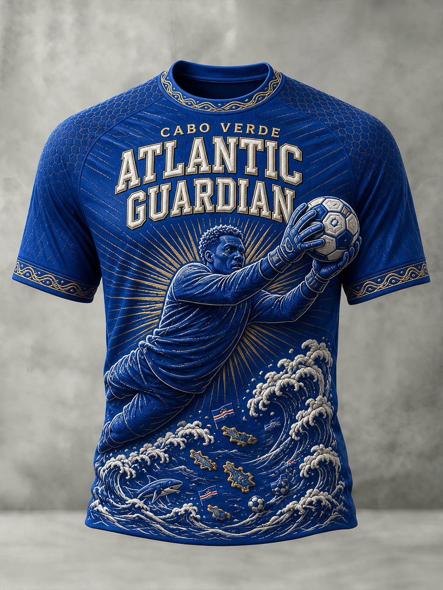 Men's Cape Verde Football Short Sleeve T-Shirt
