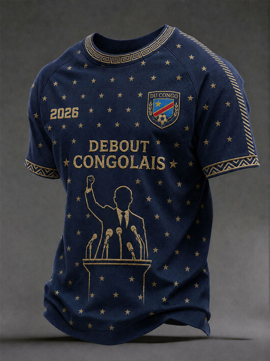 Men's DR Congo Football T-Shirts