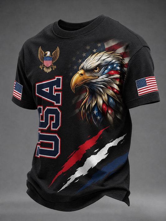 Men's USA Short Sleeves T-shirt