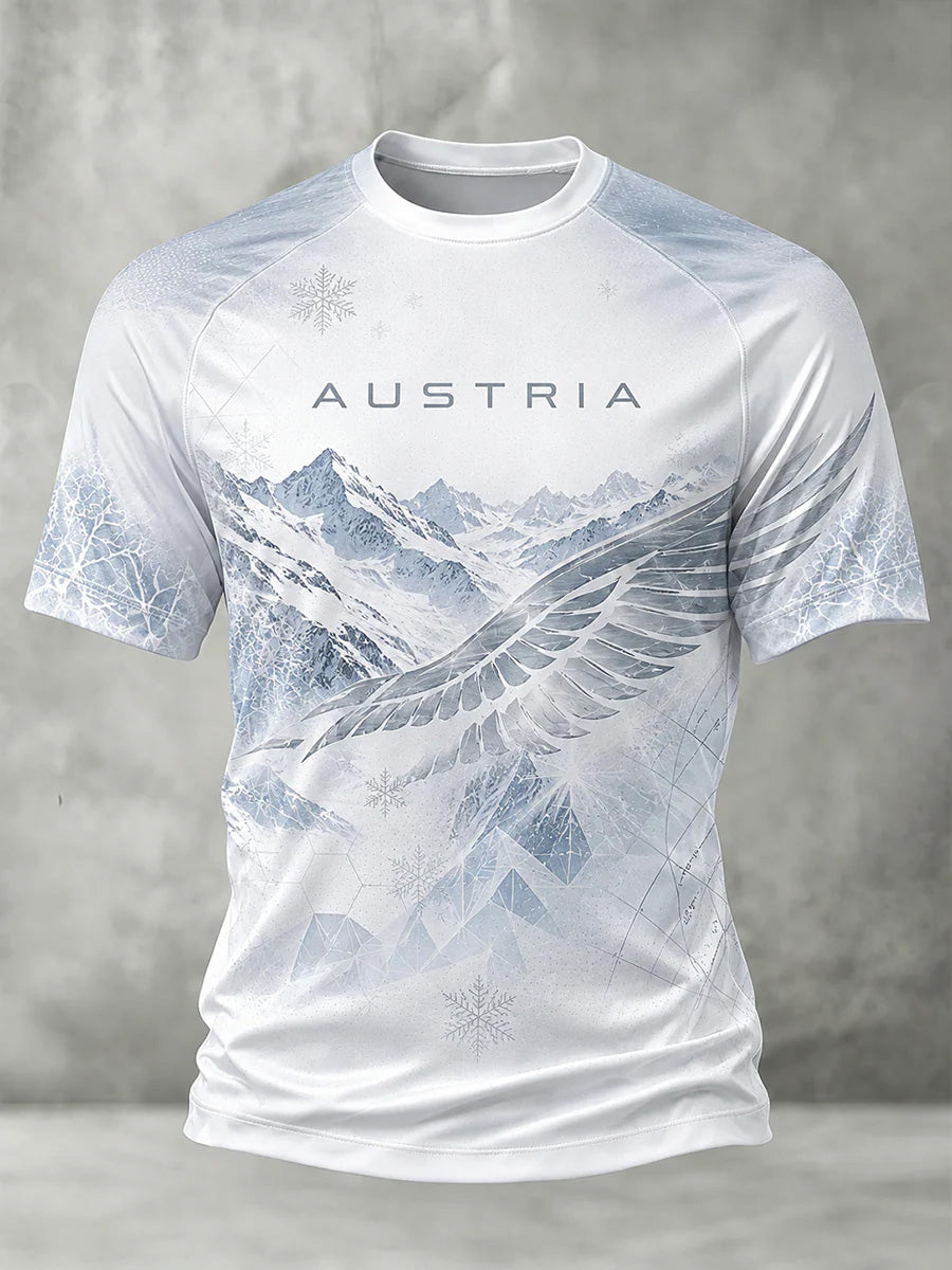 Men's Austria Print Casual Tee