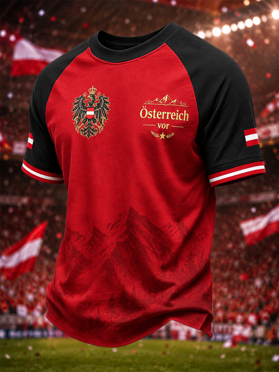 Men's Gift For Football Fans Print Casual Tee