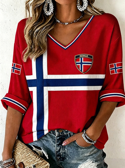 Women's Norge V-Neck Top