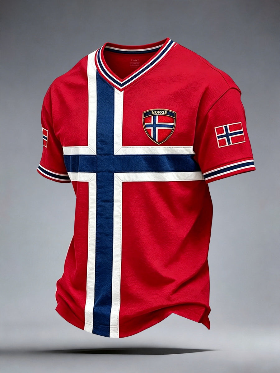 Men's Norge V-Neck T-Shirt