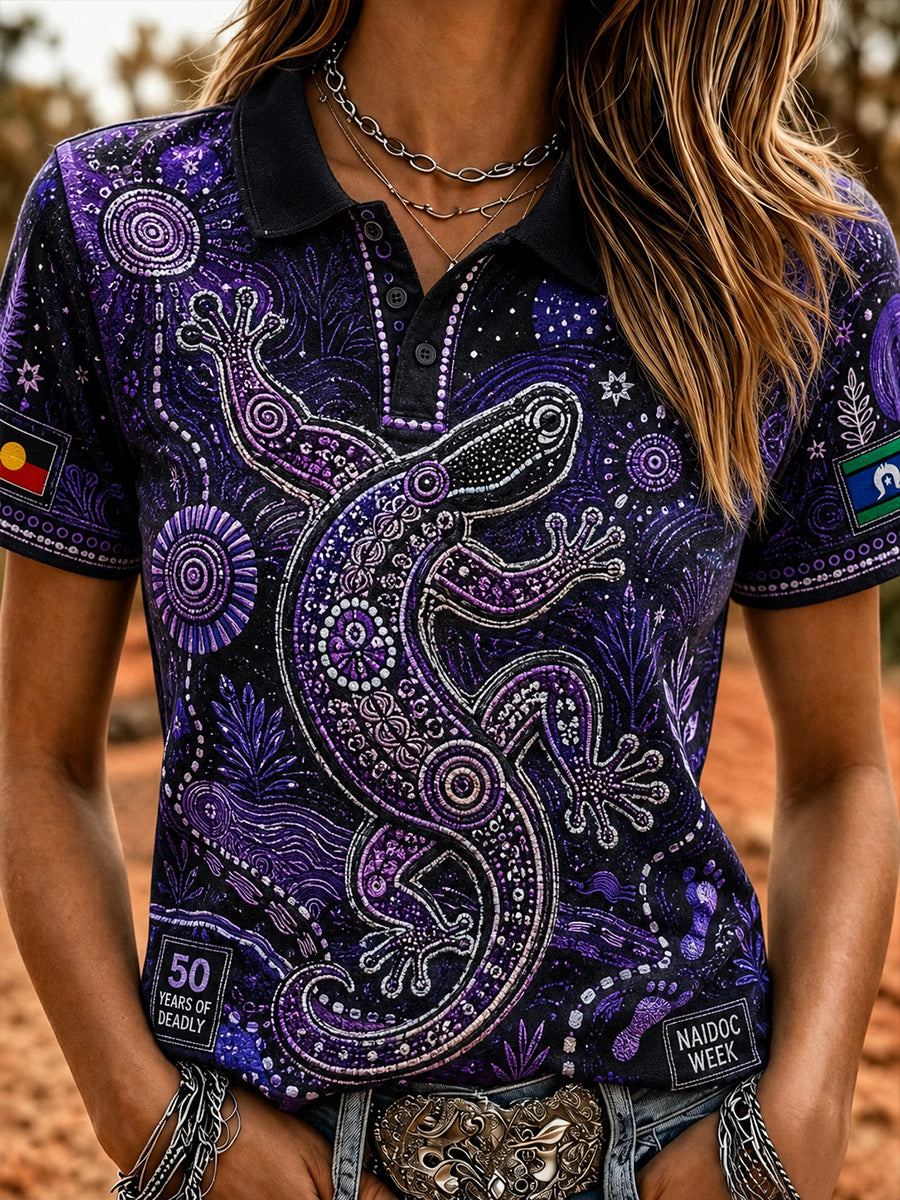 Women's Australia Naidoc Week Polo T-Shirt