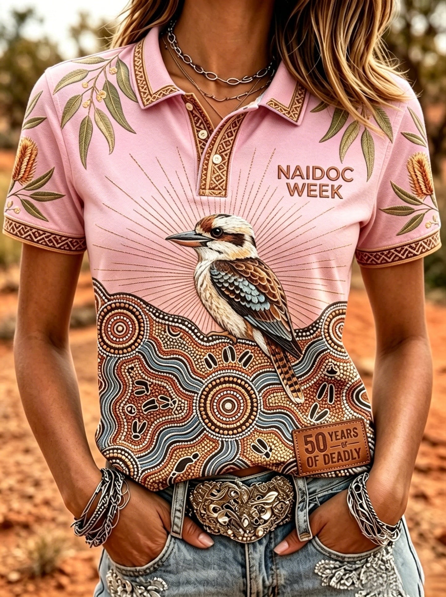 Women's Naidoc Week Art Print Short-Sleeve T-Shirts