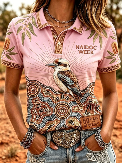 Women's Naidoc Week Art Print Short-Sleeve T-Shirts
