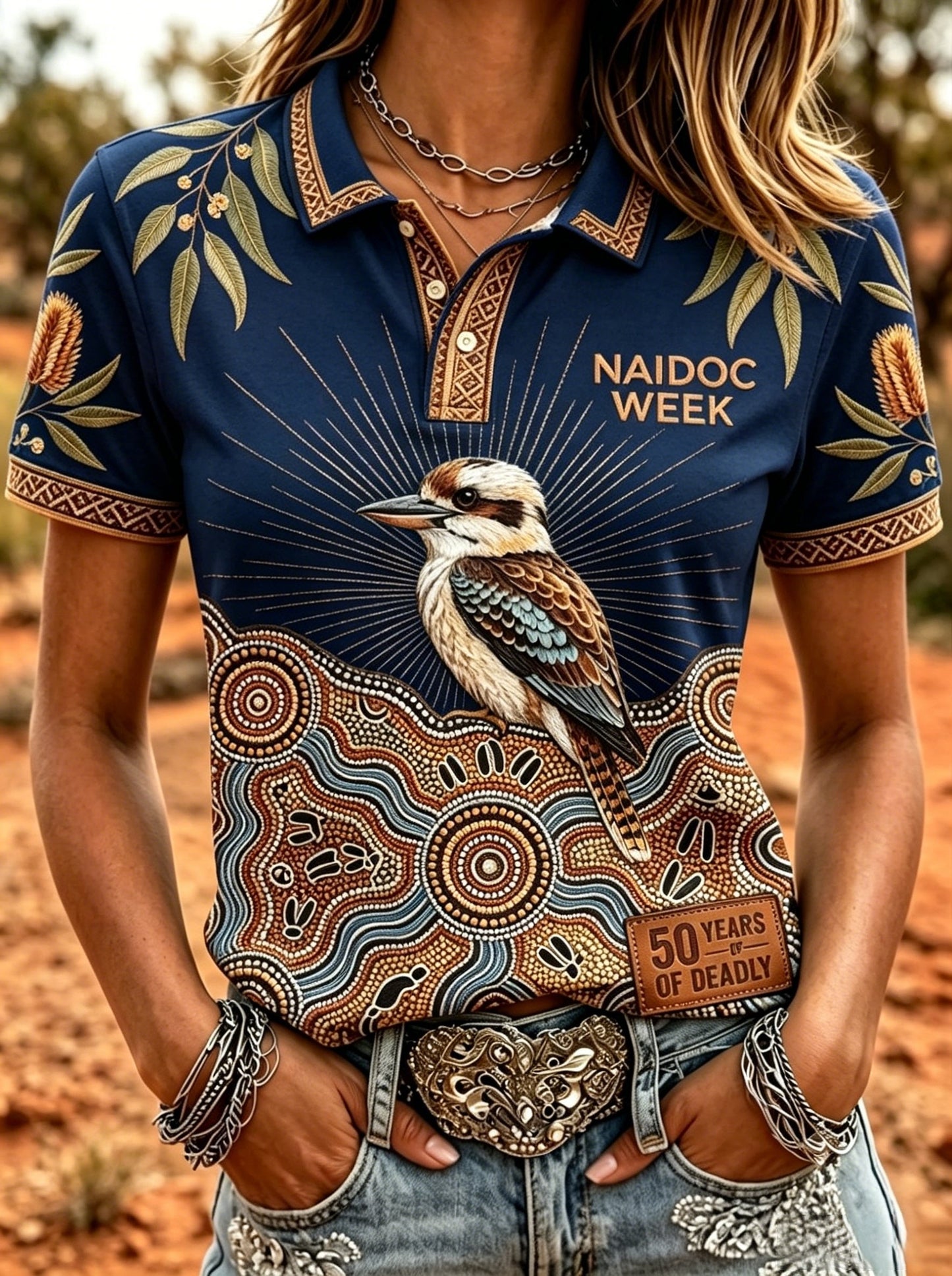 Women's Naidoc Week Art Print Short-Sleeve T-Shirts