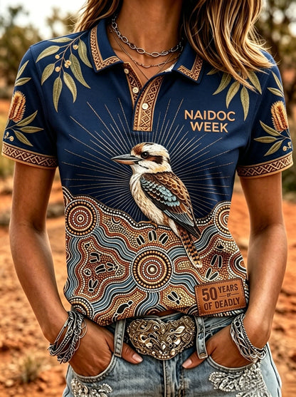 Women's Naidoc Week Art Print Short-Sleeve T-Shirts