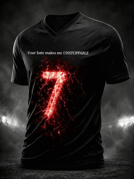 Men's Portugal Football Legend Graphic V-neck T-shirt