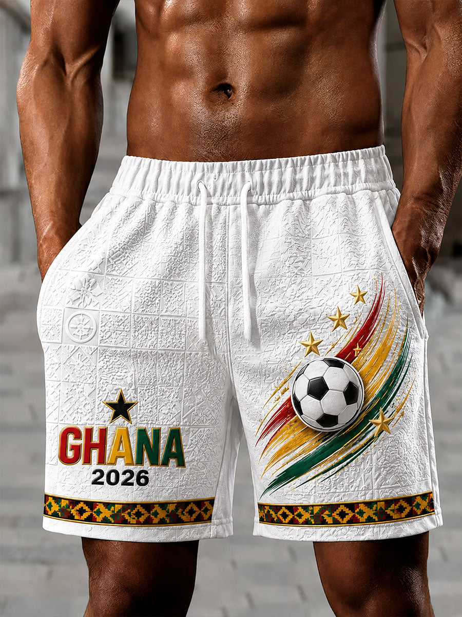 Men's 2026 Ghana Football Style Shorts