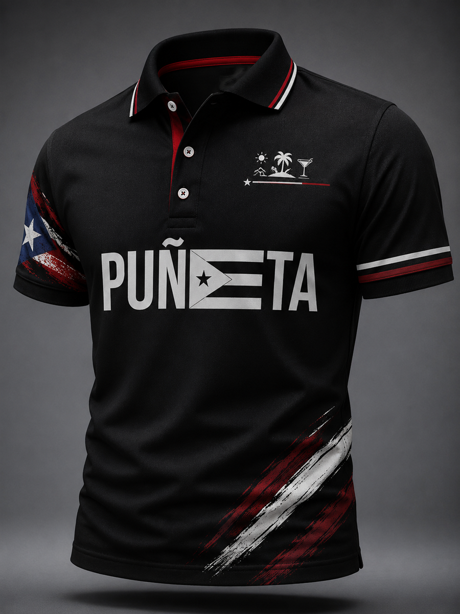 Men's Puerto Rico Printed polo shirt