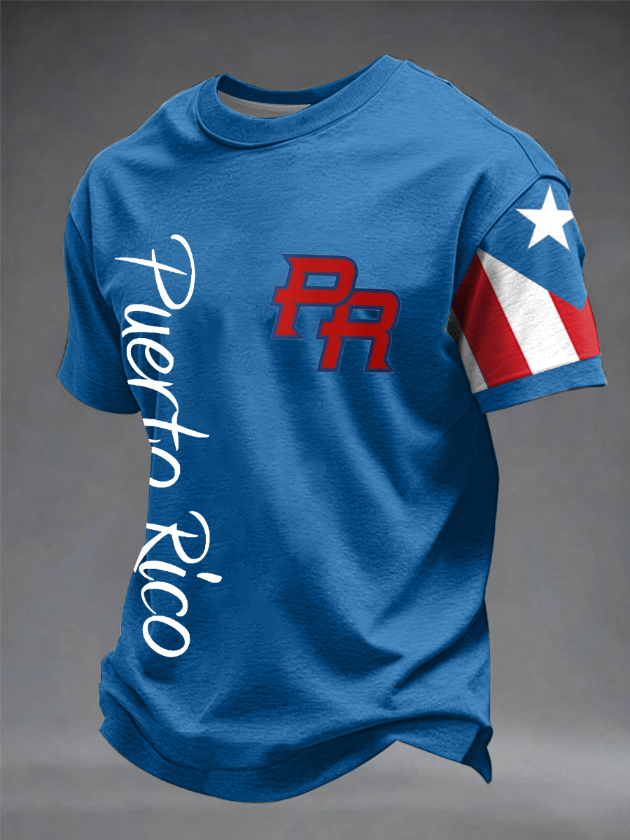 Men's Puerto Rico Printed short sleeves t-shirt
