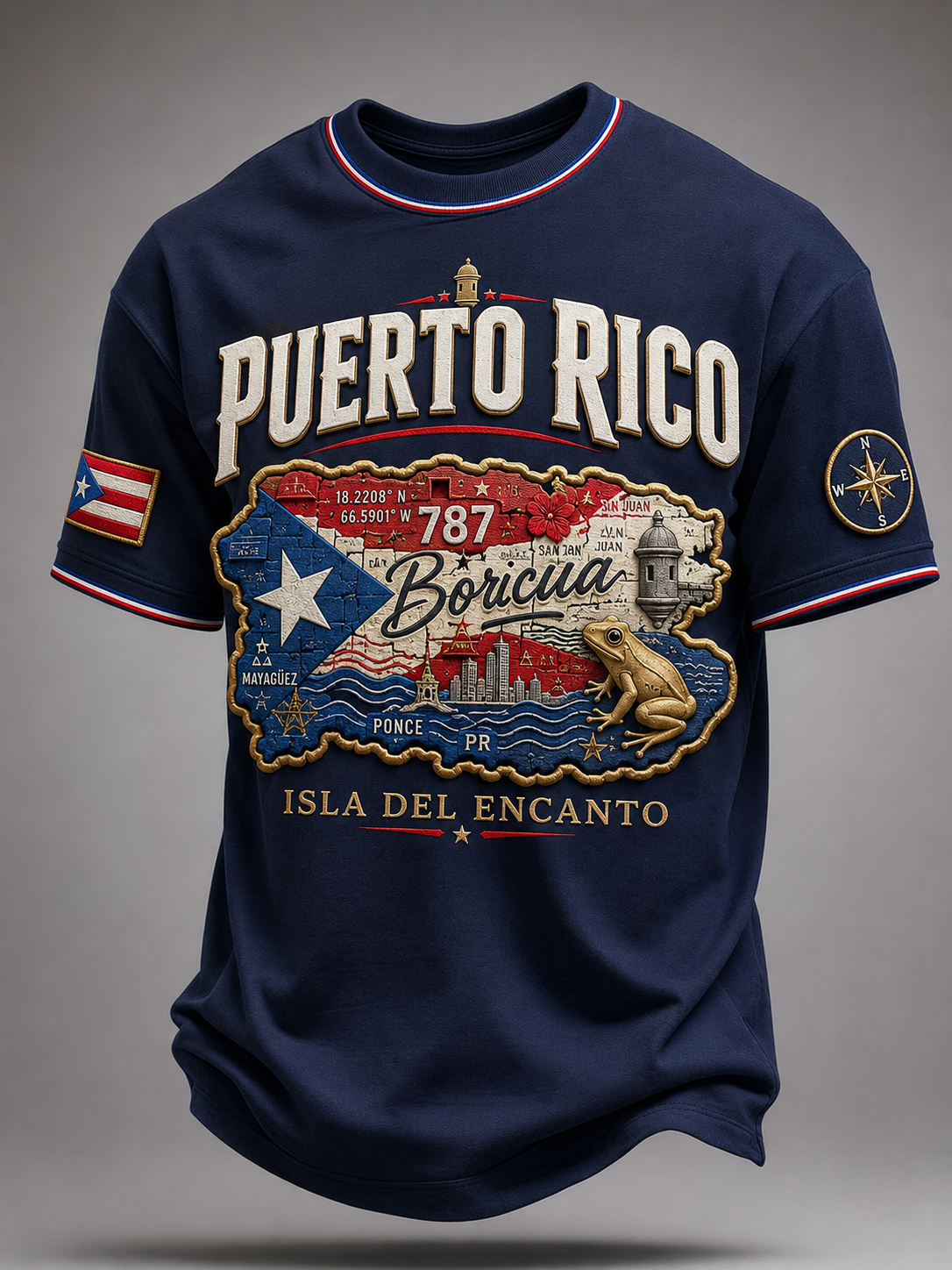 Men's Puerto Rico Short Sleeves T-Shirt
