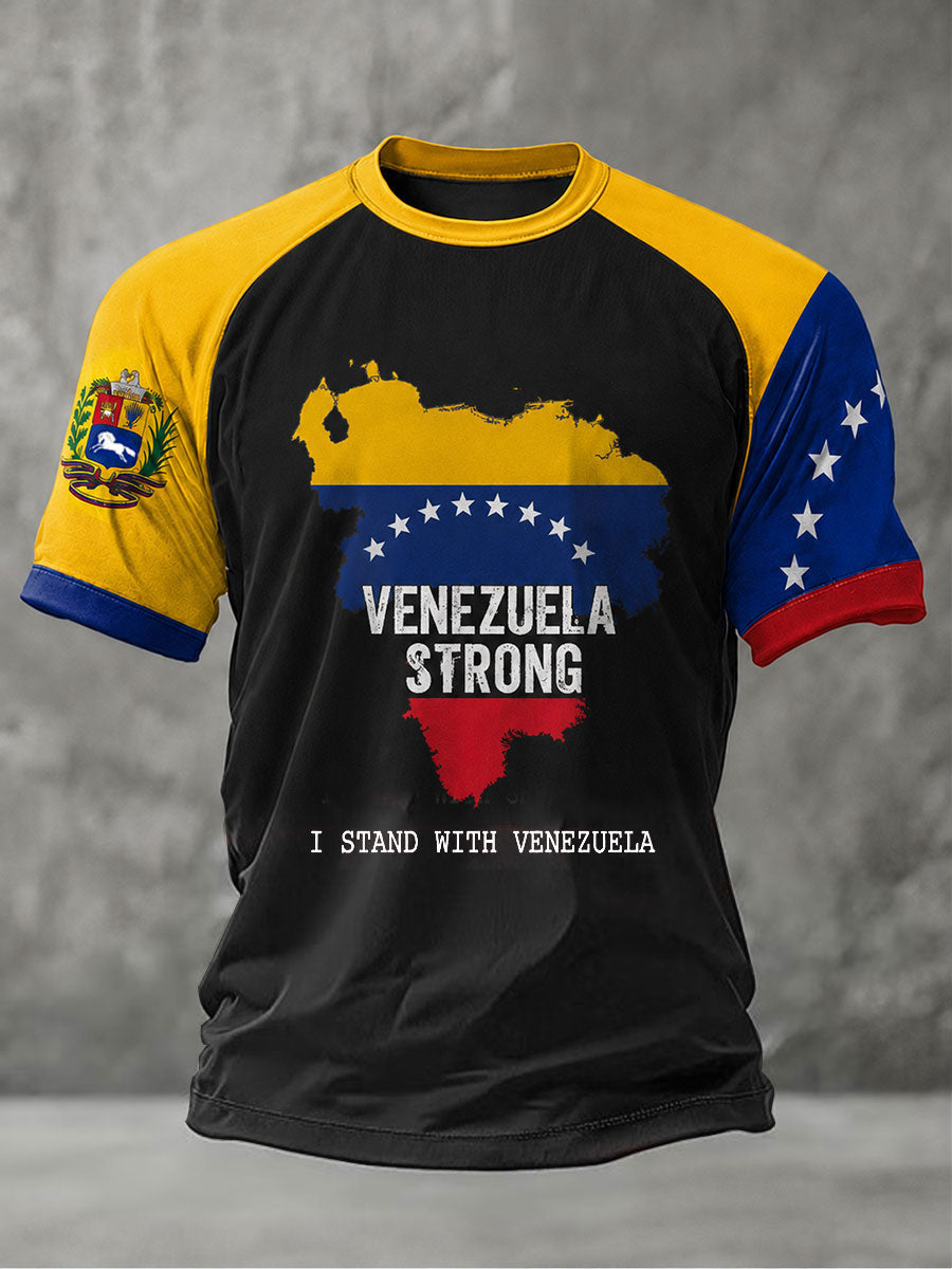 Men's Venezuela Strong Short Sleeve T-shirt
