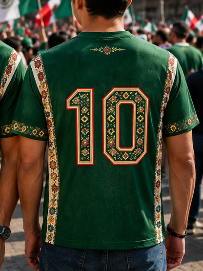 Men's Mexico Pride Art Printed short sleeves t-shirt