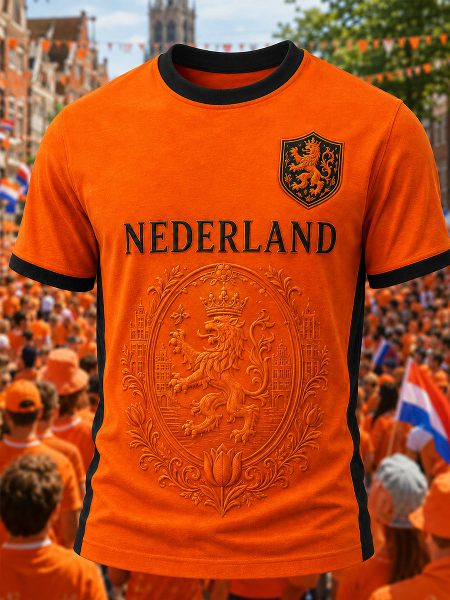 Men's Nederland Print Casual Tee