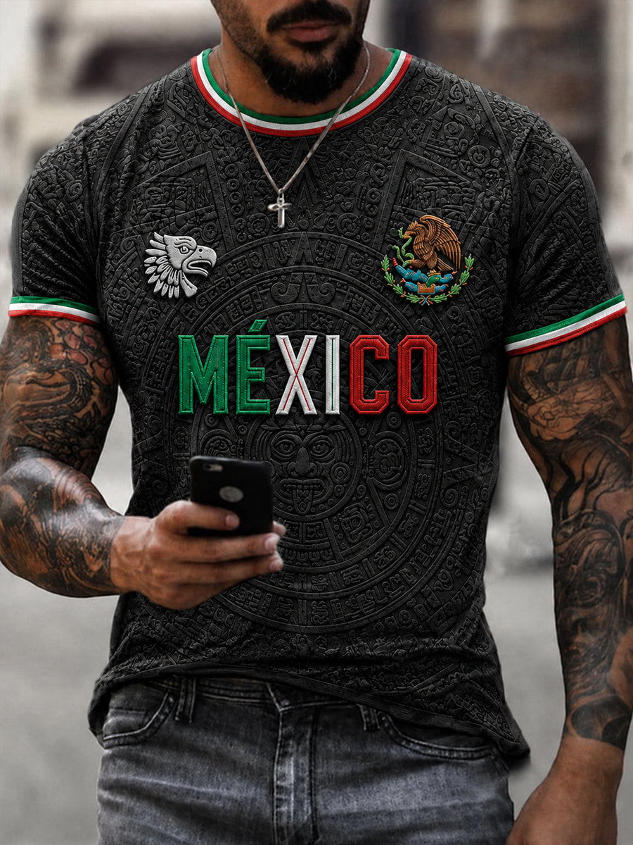 Men's Mexico  Lover Art  O-neck T-shirt