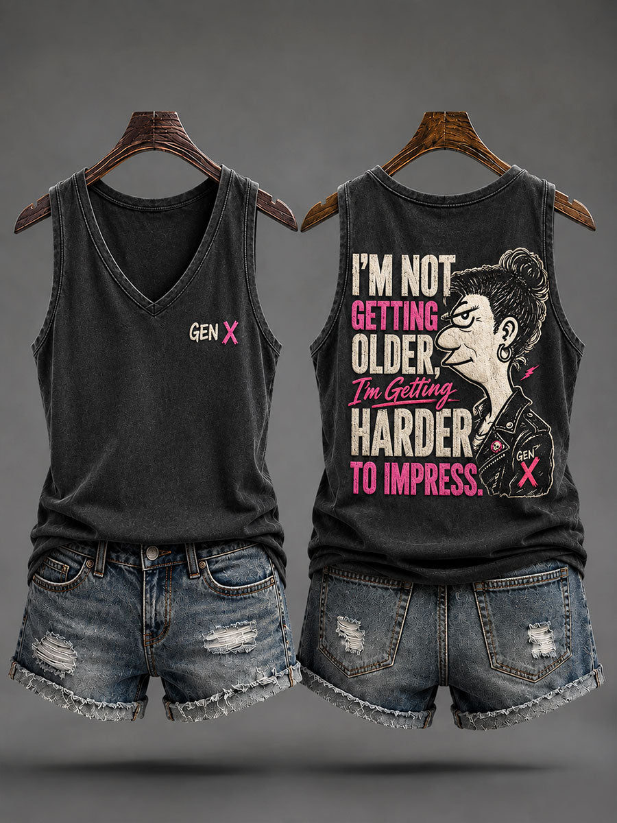 Women's 'I'm Not Getting Older,I'm Getting Harder to Impress'  Vests