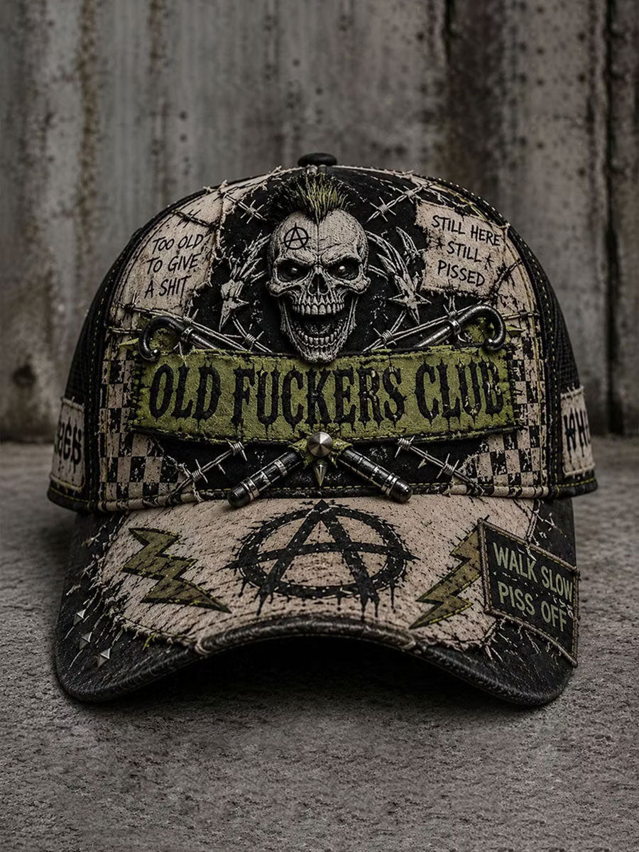 Old Fuckers Club Printed Casual Unisex Hat