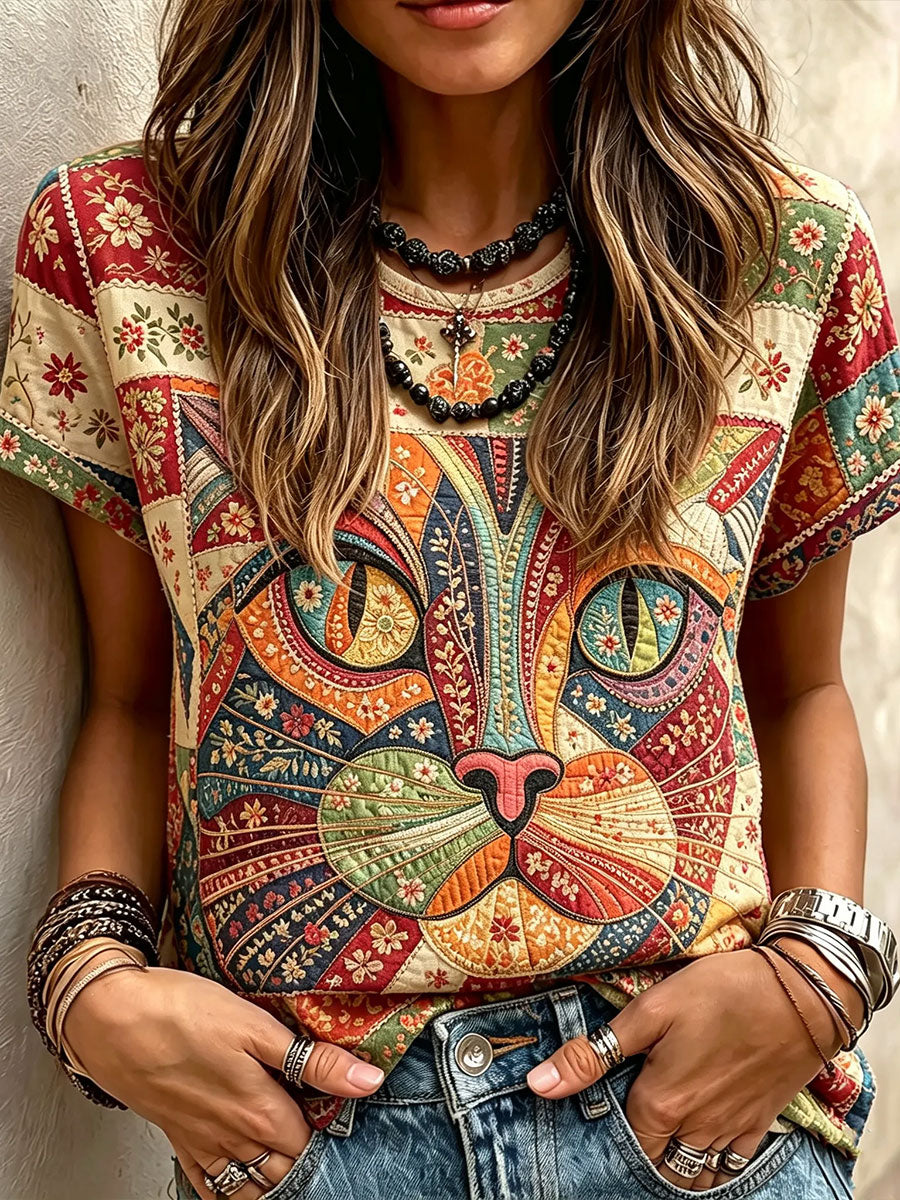 Women's Elegant Cotton-Linen Top