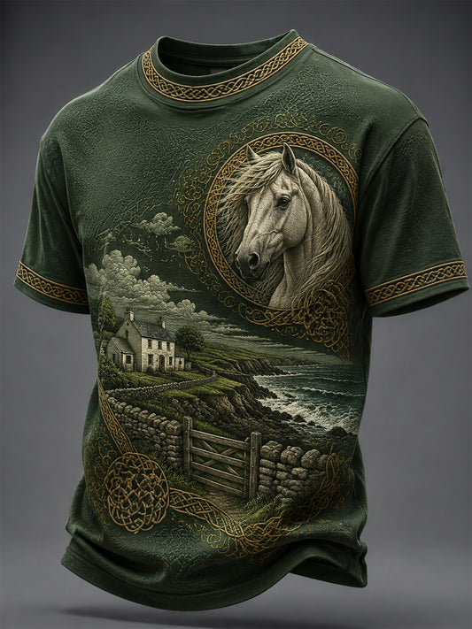 Men's Ireland Culture Printed T-shirt
