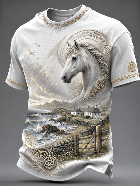 Men's Ireland Culture Printed T-shirt
