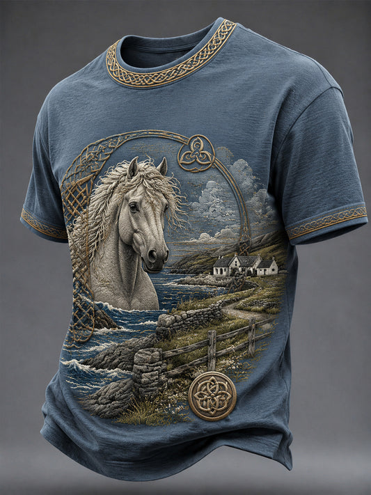 Men's Ireland Culture Printed T-shirt