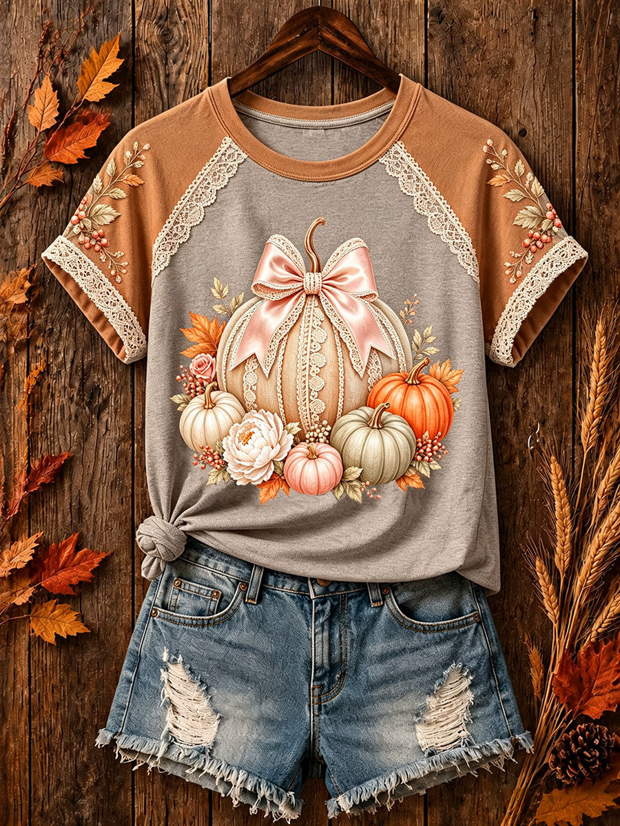 Women's Fall Pumpkin T-Shirts