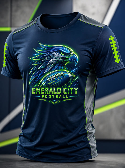 Men's Football Gameday Gift For Football Fans Casual Tee