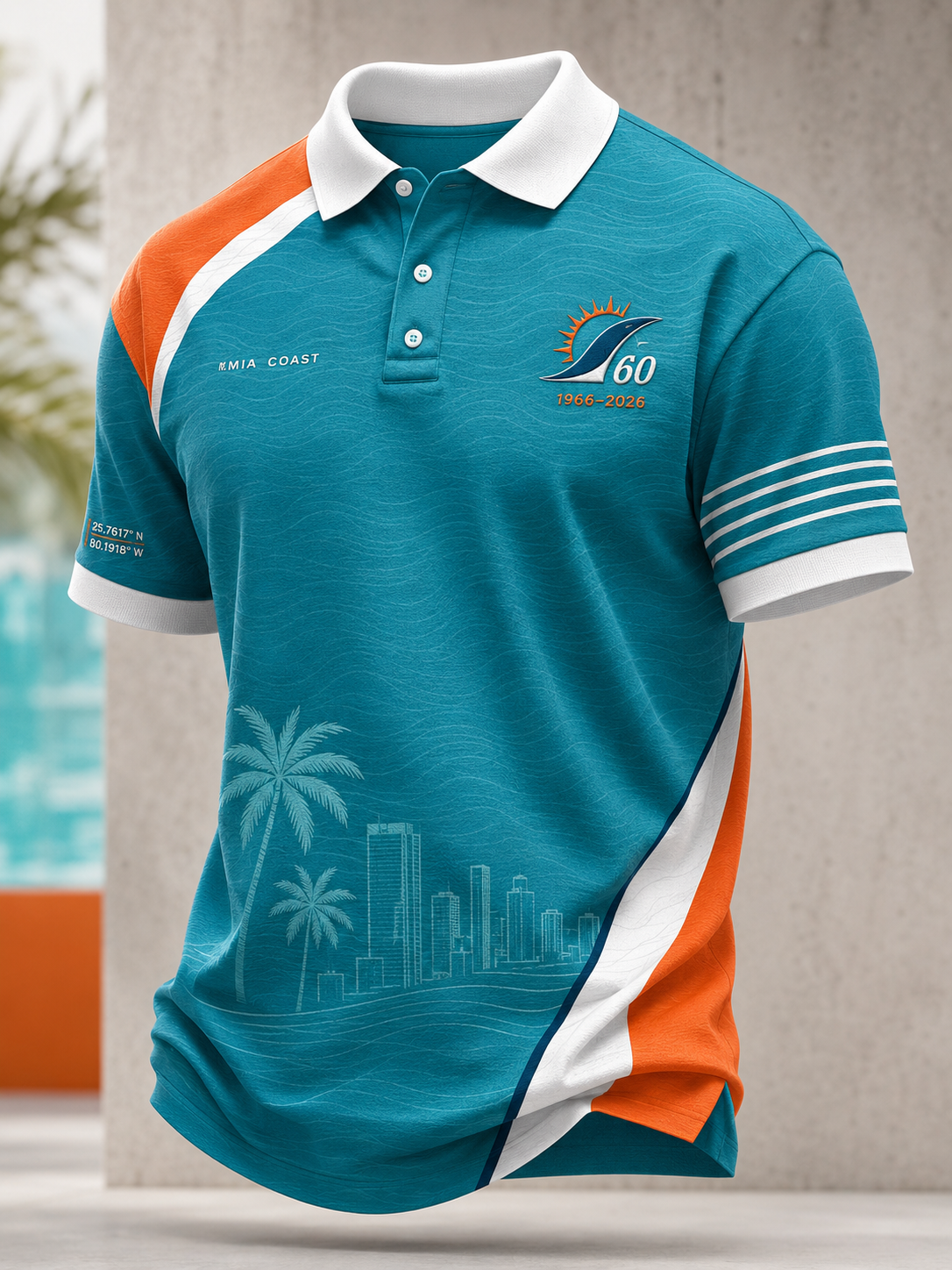 Men's Miami Dolphins Short Sleeve Shirt