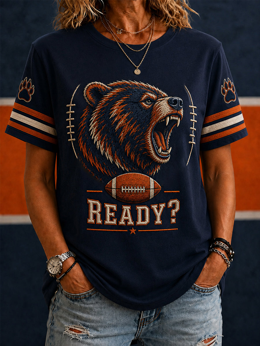 Women's Football Gameday Gift For Football Fans Casual Tee