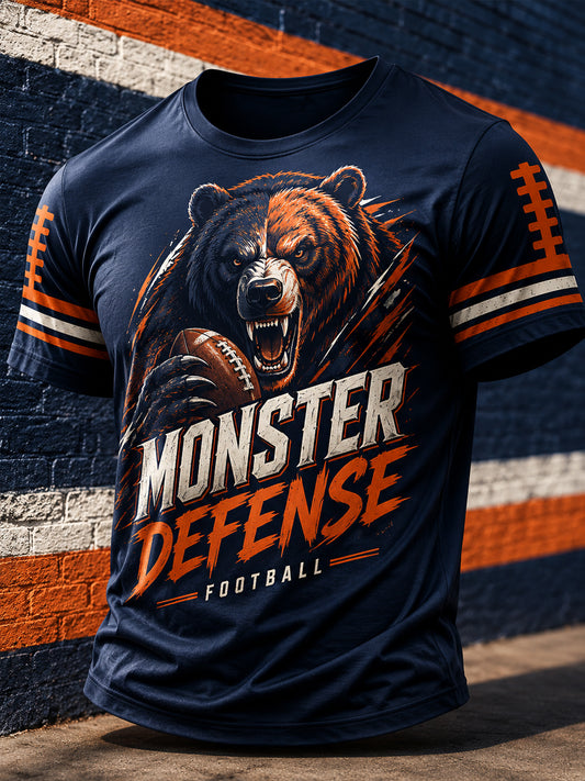 Men's Football Gameday Gift For Football Fans Casual Tee