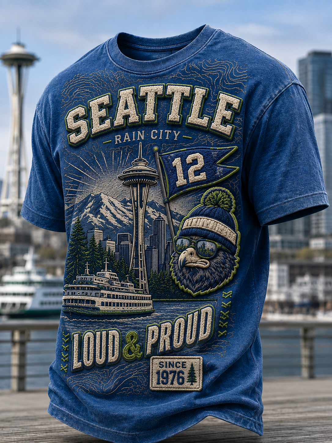 Men's Seattle Seahawks Short Sleeves T-Shirt