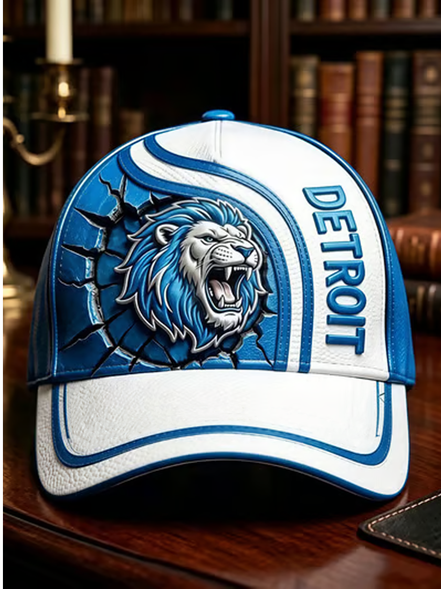 Unisex Rugby Fan Lions Printed  Hat