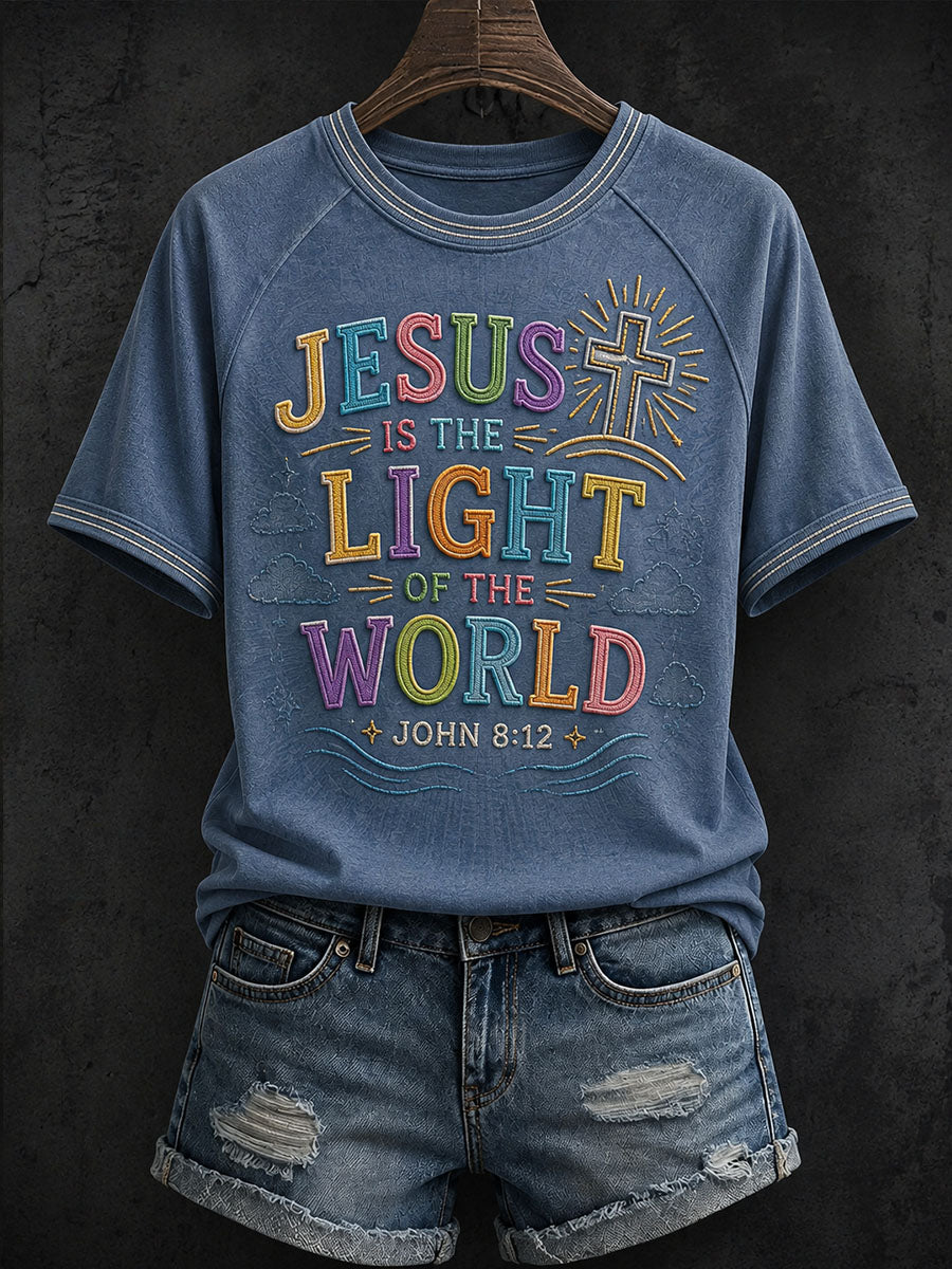 Women's Jesus Is The Light Of The World T-shirt