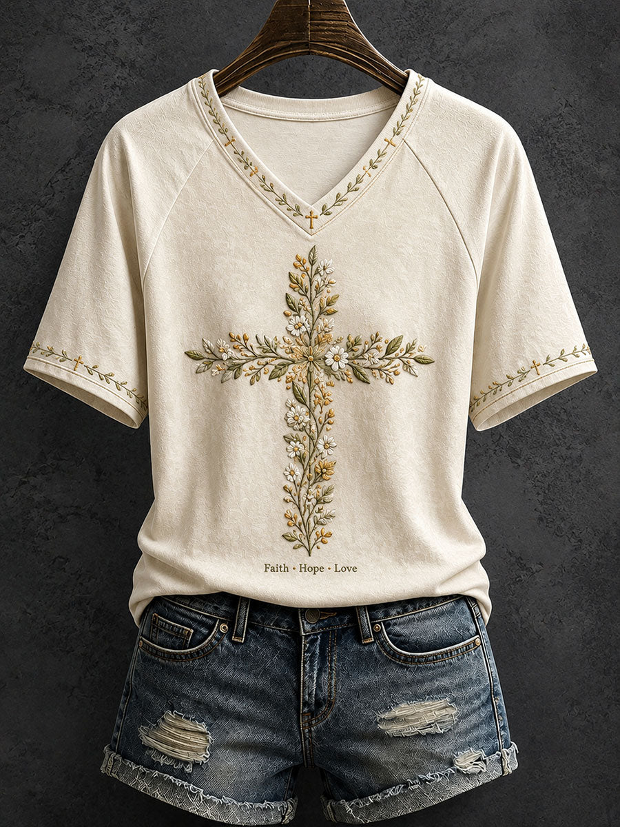 Women's Faith Hope Love T-shirt