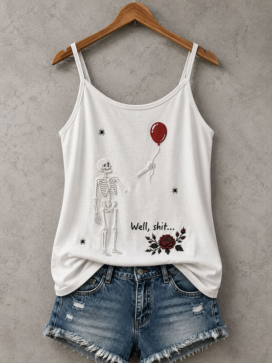 Women's Gothic Skull Tank Top