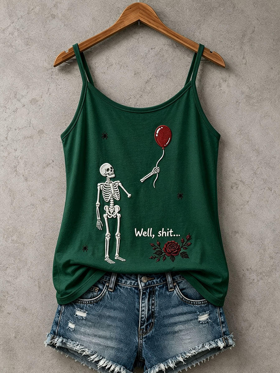 Women's Gothic Skull Tank Top
