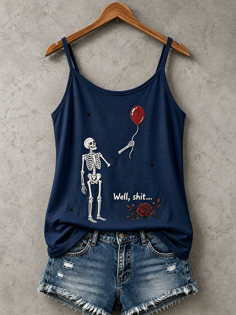 Women's Gothic Skull Tank Top
